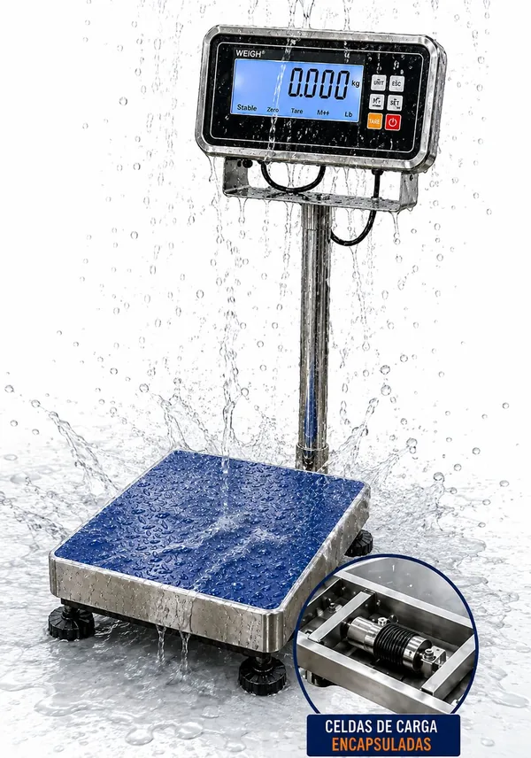 Balanza de Pedestal Acero Inoxidable IP67