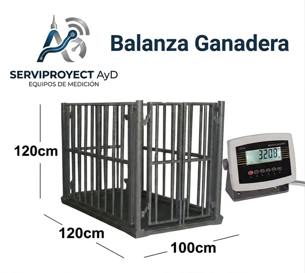 Balanza Ganadera 1000 kg